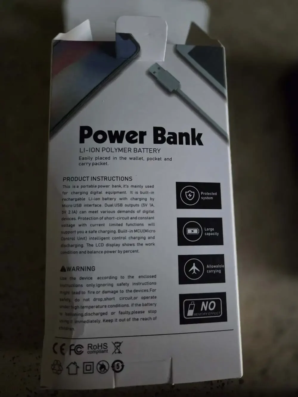 Vednuo 50000mAh High-Capacity Fast Charging Power Bank Model DW503